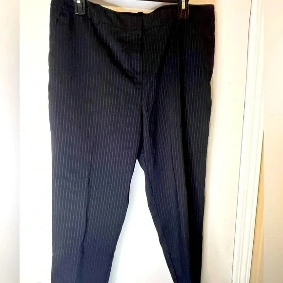 Prologue Ebony Fresh white pinstriped women’s trousers size 14 1 back - Picture 3 of 17
